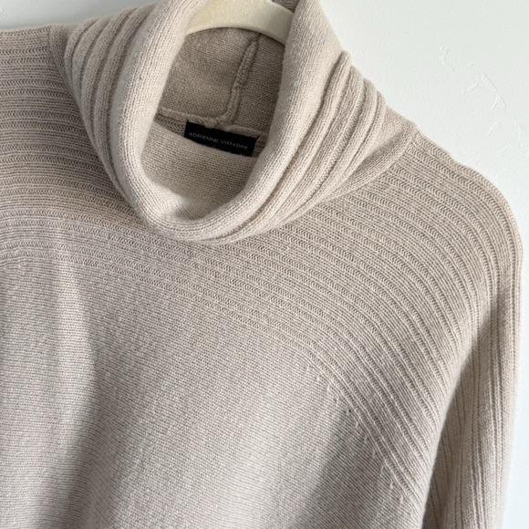 Andrienne Vittadini Poncho Women S Wrap Turtleneck Cabin Wool Yak Winter Boho - Picture 1 of 9